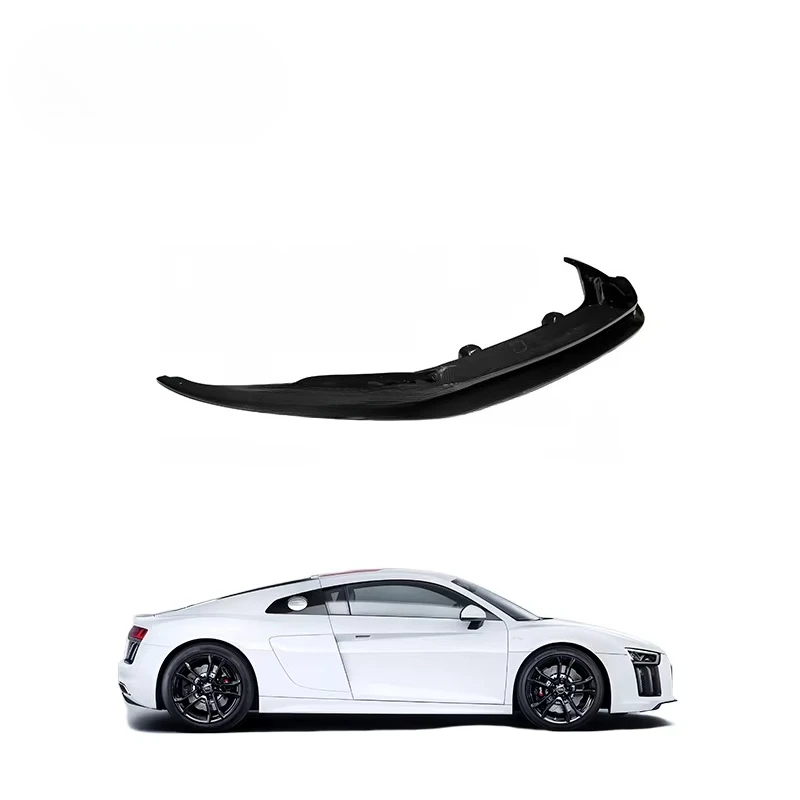 

R8 Full Dry Carbon Fiber Front Lip 3k Twill Gloss