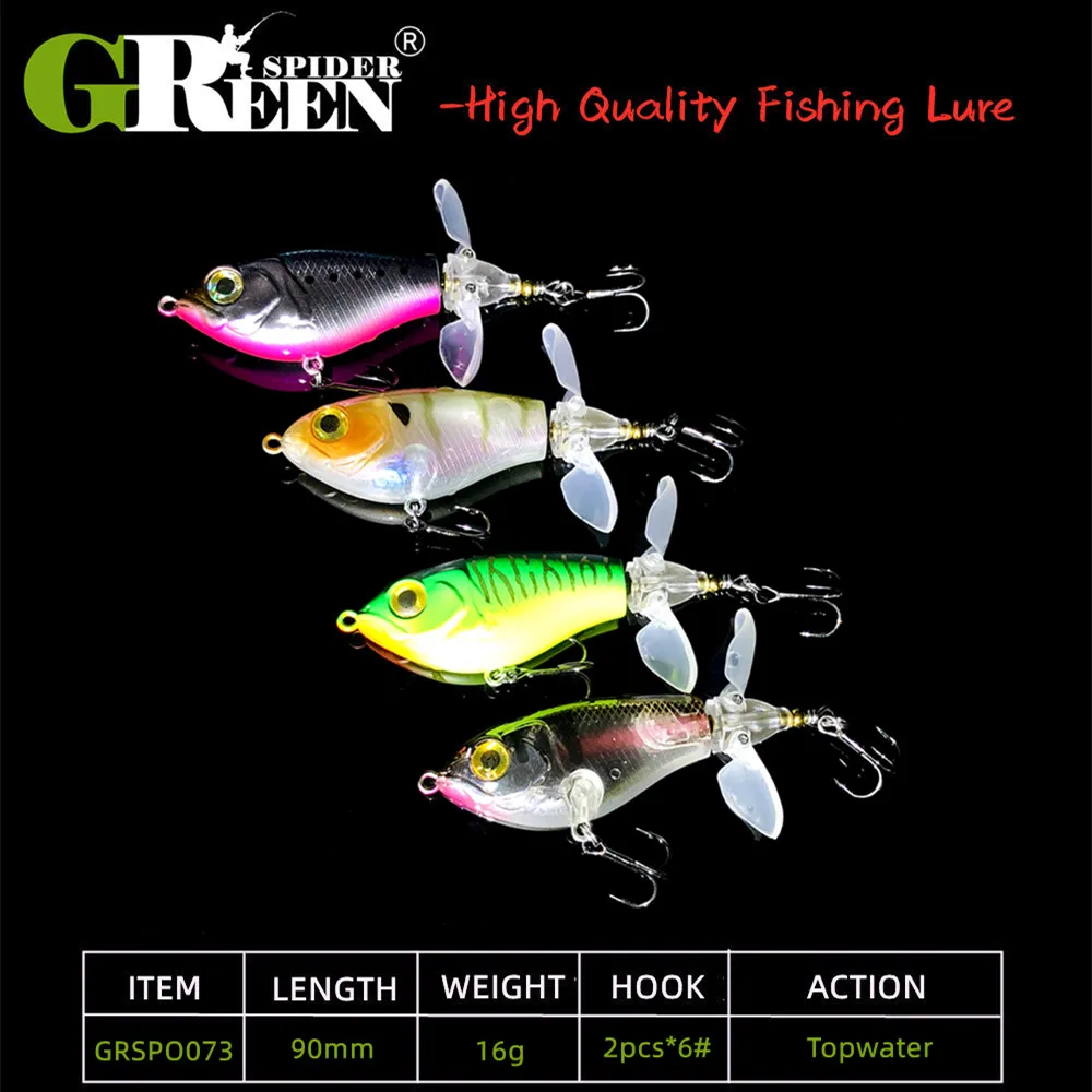 Lot De 2 Leurres Bioniques 10 Cm 13 G Avec Hélice & Queue Rotative – Appâts Artificiels Flottants 3D Holographique Pour Pêche En Eau Douce & Salée