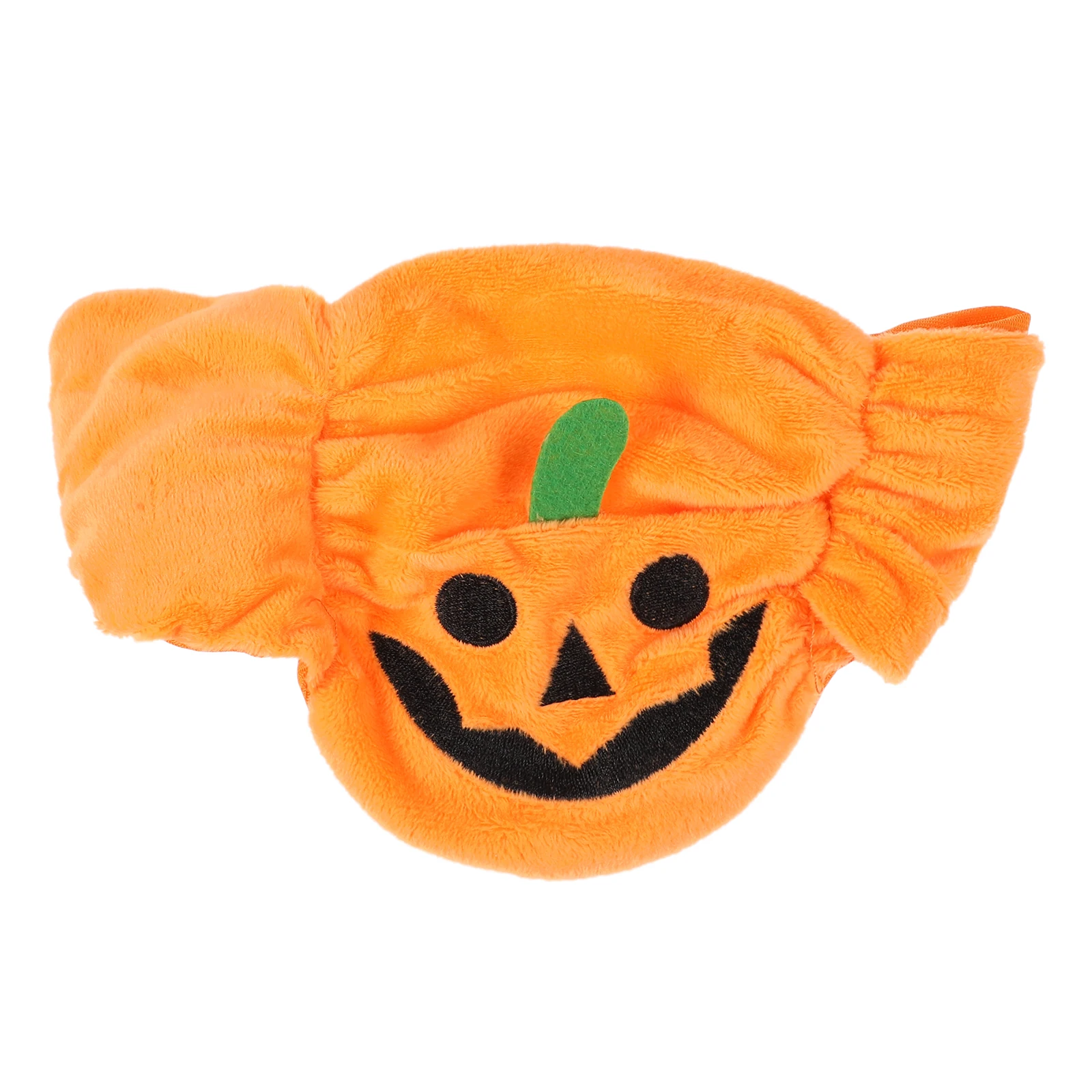 

Has Pumpkin Hat Headdress Costume for Pet Dressing Halloween Supplies Shaped Orange Decorative Miss