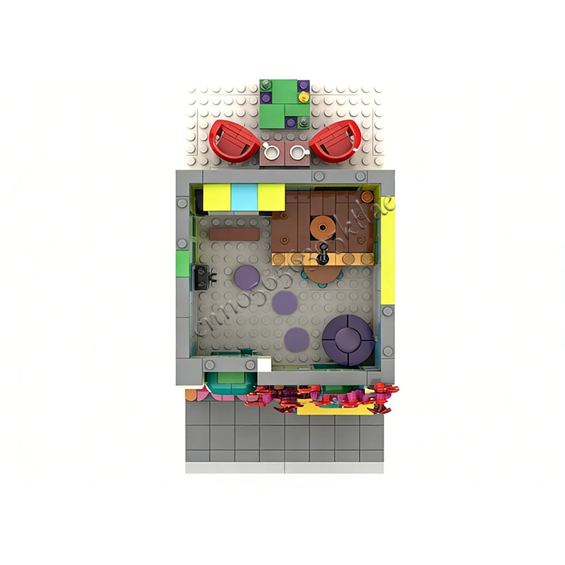 1036 قطعة من مكعبات البناء المعيارية لتصميم مركز المجتمع والشارع، لعبة إبداعية للأولاد قابلة للتخصيص، هدية عيد الميلاد