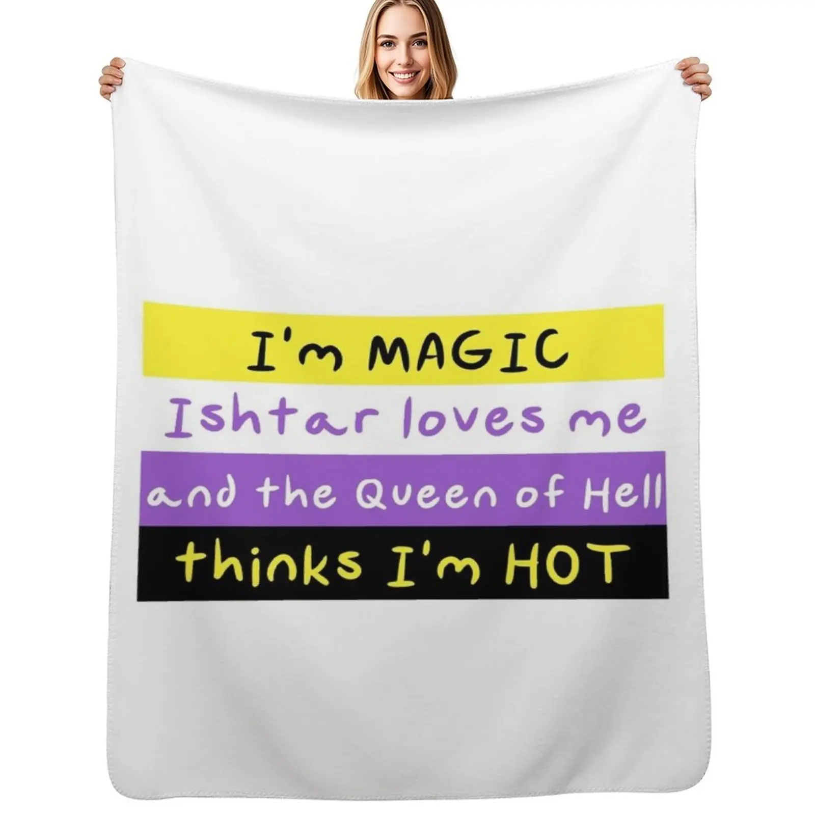 A tribute to Asu-Shu-Namir Throw Blanket Sofa Multi-Purpose Furry Thermal Bed Fashionable For Decorative Sofa Blankets