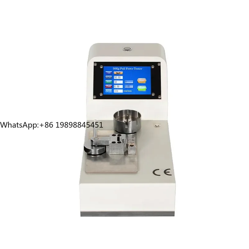 

Q100 with Emergency Stop Electronic Automatically Digital Wire Pulling Harness Tester Wire Push Pull Tester