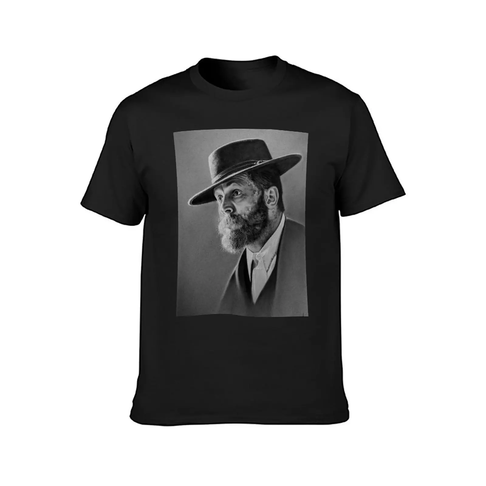 Tom Hardy as Alfie Solomons T-Shirt anime clothes vintage clothes cute tops Men's cotton t-shirt