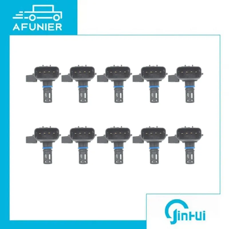 10Pcs Intake Air Pressure Sensor For Kamaz Paz Gas Engine Cummins ISBe ISDe ISF Charge OE No.:2897333,4921322,J5700-3823140
