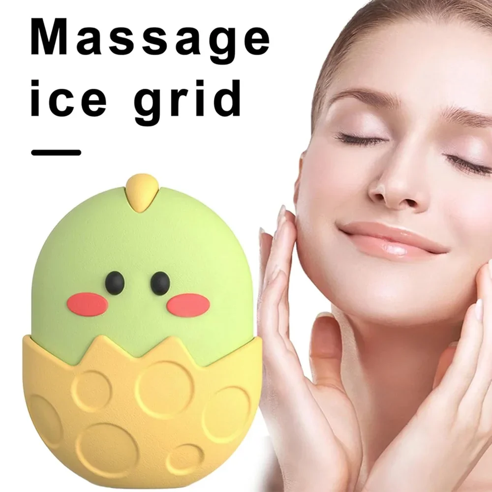 Beauty Massage Face Ice Tray Ice Roller Facial Ice Compress Anti-puffy Face Ice Tray Beauty Supplies Silicone Ice Tray