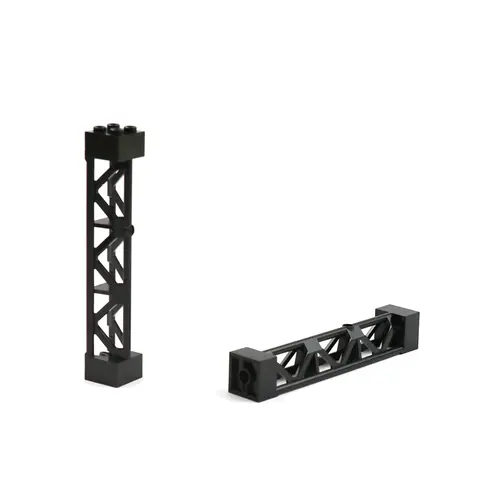 Barnleksaker MOC Block Stad Militär WW2 Tillbehör Tåg Lastbil Bil Stöd 2x2x10 Ersätt Delar Kompatibel Pelare 58827 95347 12 best sales tillbaka framtida tågmodell - №7