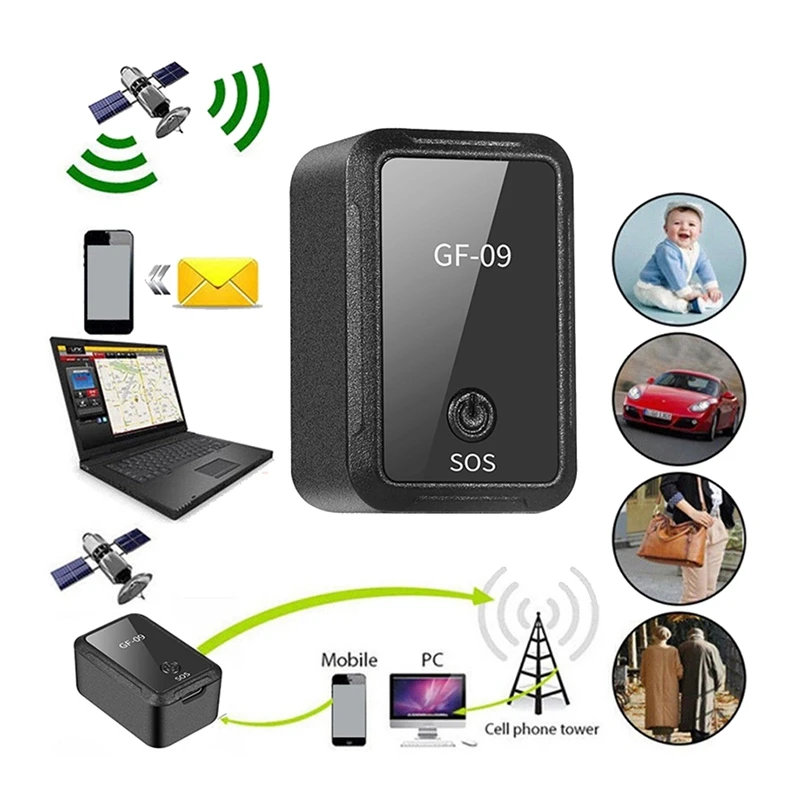 TOP ข้อเสนอ GF09 GPS Tracker APP รีโมทคอนโทรล Anti-Theft รถ Locator สนับสนุนการบันทึกเสียง Anti-Lost สําหรับผู้สูงอายุและเด็ก