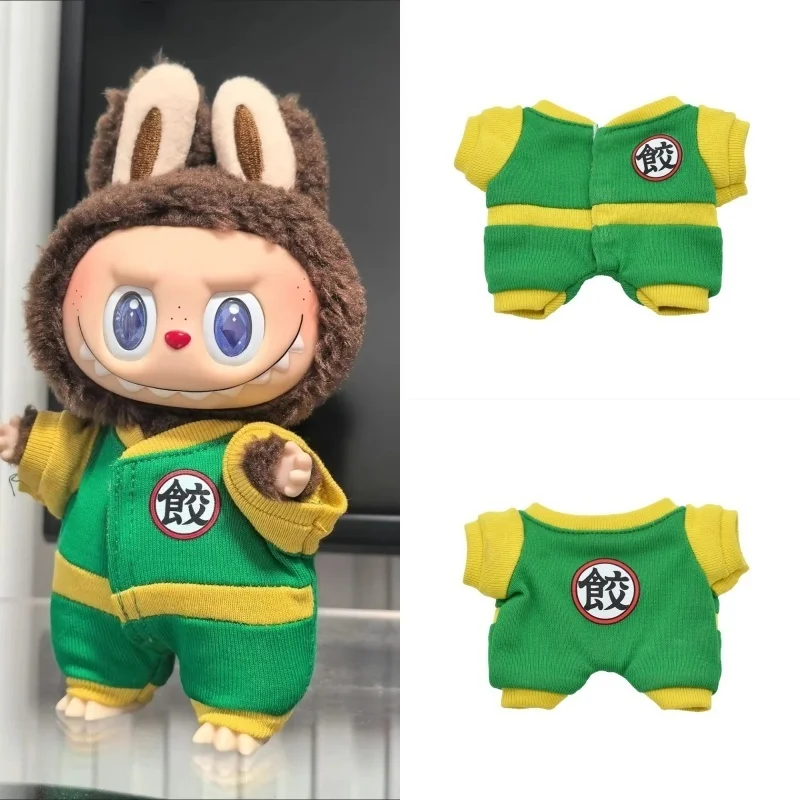 Cartoon Outfit For V1-V3 Labubu Anime Doll Clothing Color Set Doll Dragon Ball Headphones And Shoes Doll Clothing Accessories