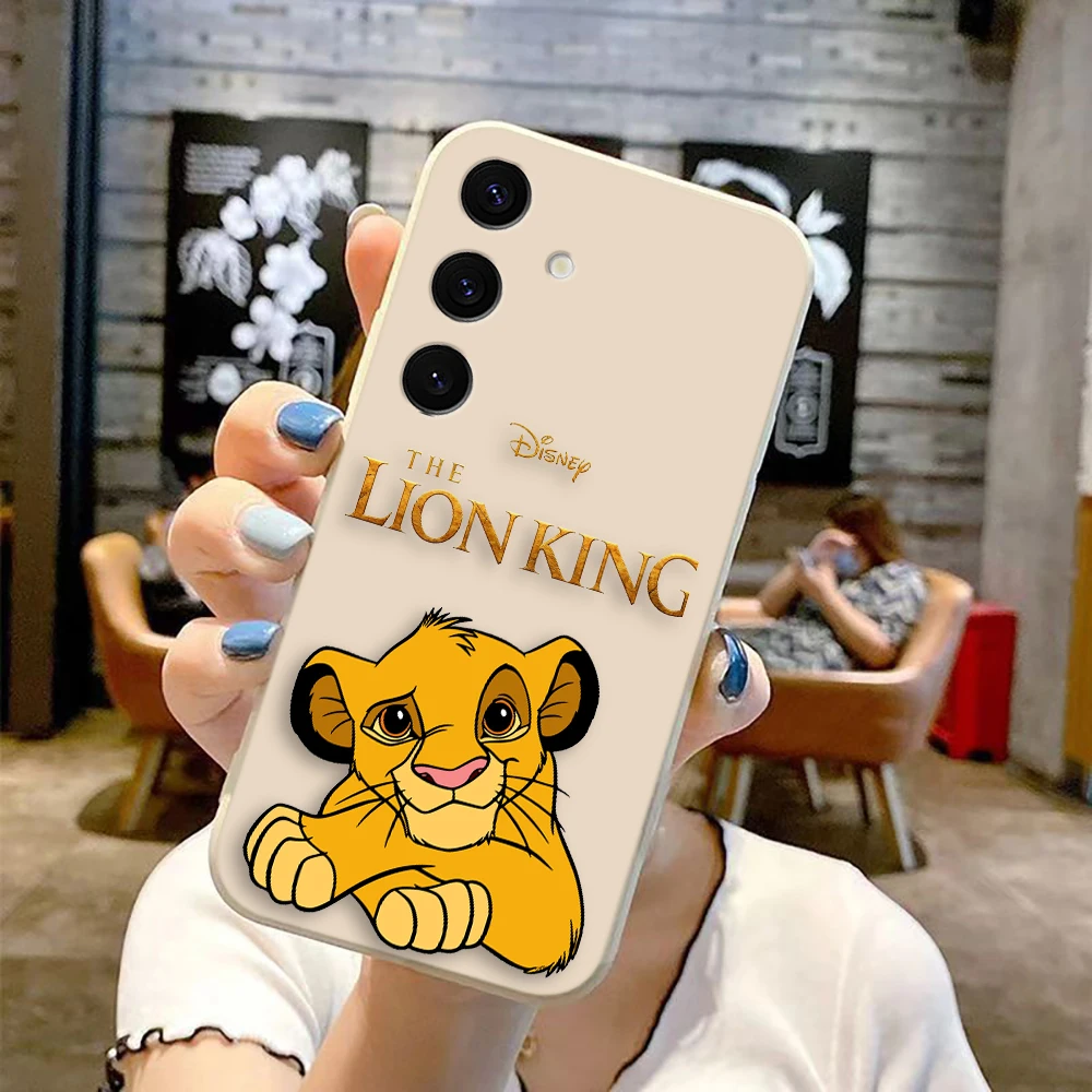 The Lion k-King Hakuna Matata Cover Phone Case For Samsung Galaxy S24 S23 S22 S21 FE S20 S10 S30 S25 PLUS Ultra Color TPU Case