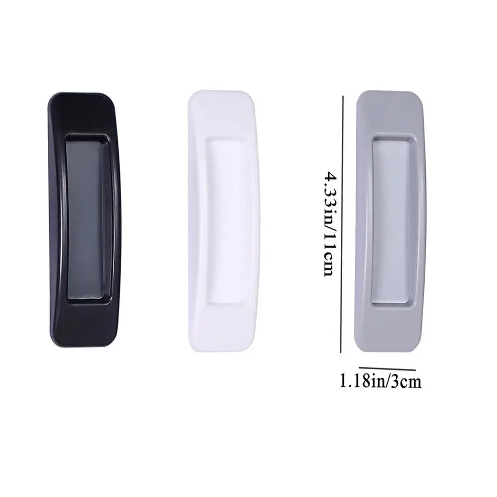 Self-Adhesive Sliding Door Handles, Paste, Plastic, Cabinet, Glass, Window, Multipurpose, Wardrobe Pull, Furniture Knob, 1Pair images - 6