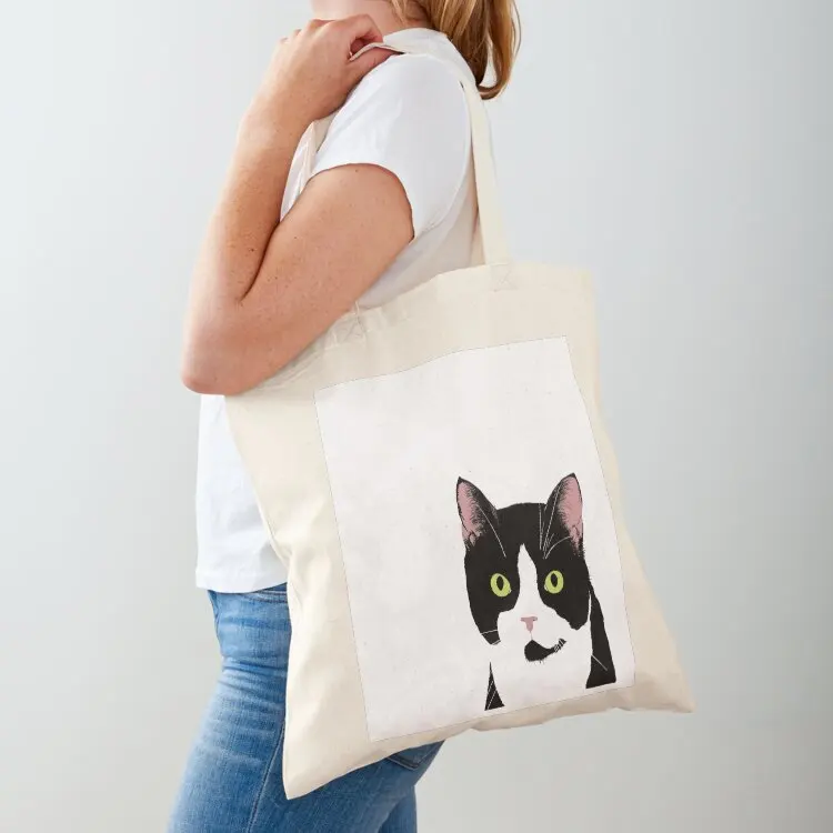

Desmond The Cat Tote Bag shopping bag logo Gift bag shopping cart bags Custom