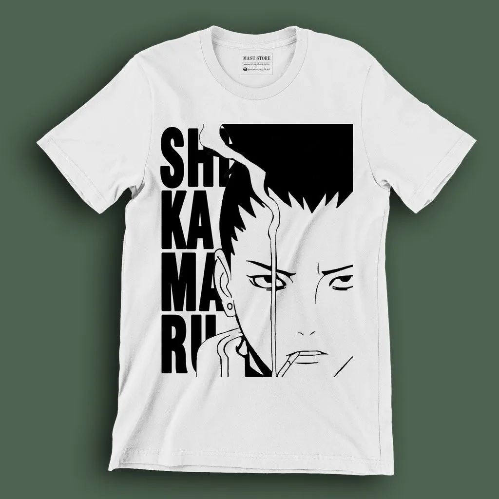 

Наруто Шикамару японское аниме Мужчины Женщины Летняя футболка Harajuku Винтаж с коротким рукавом Свободный повседневный комфортный топ Y2k