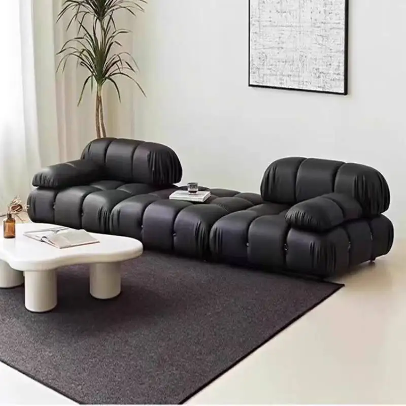 

Reclinable Armrest Minimalistic Sofa Water Proof Nordic Bed Puffs Sofas Living Room Lazy Loveseat Woonkamer Banken Furniture