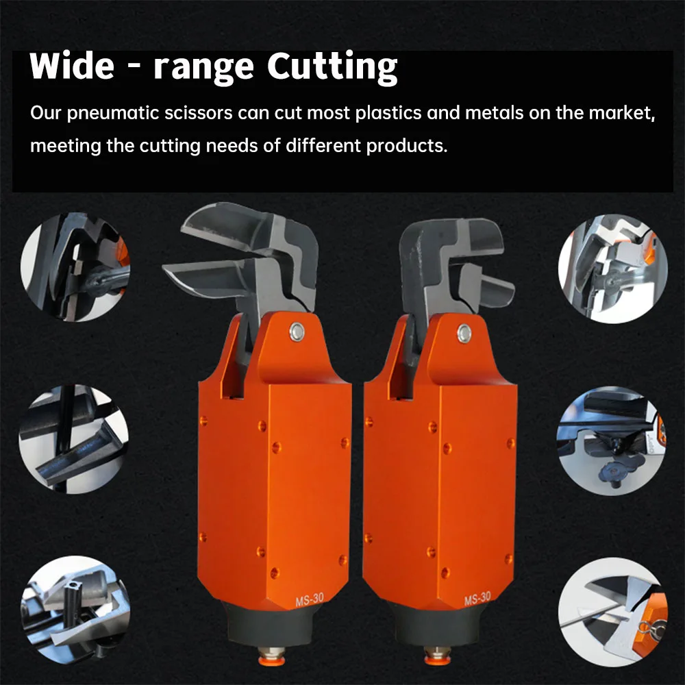 Professional Strong Power Plastic Cutter Pliers Pneumatic  Automation Tools for Metallurgical Fittings Air Nipper