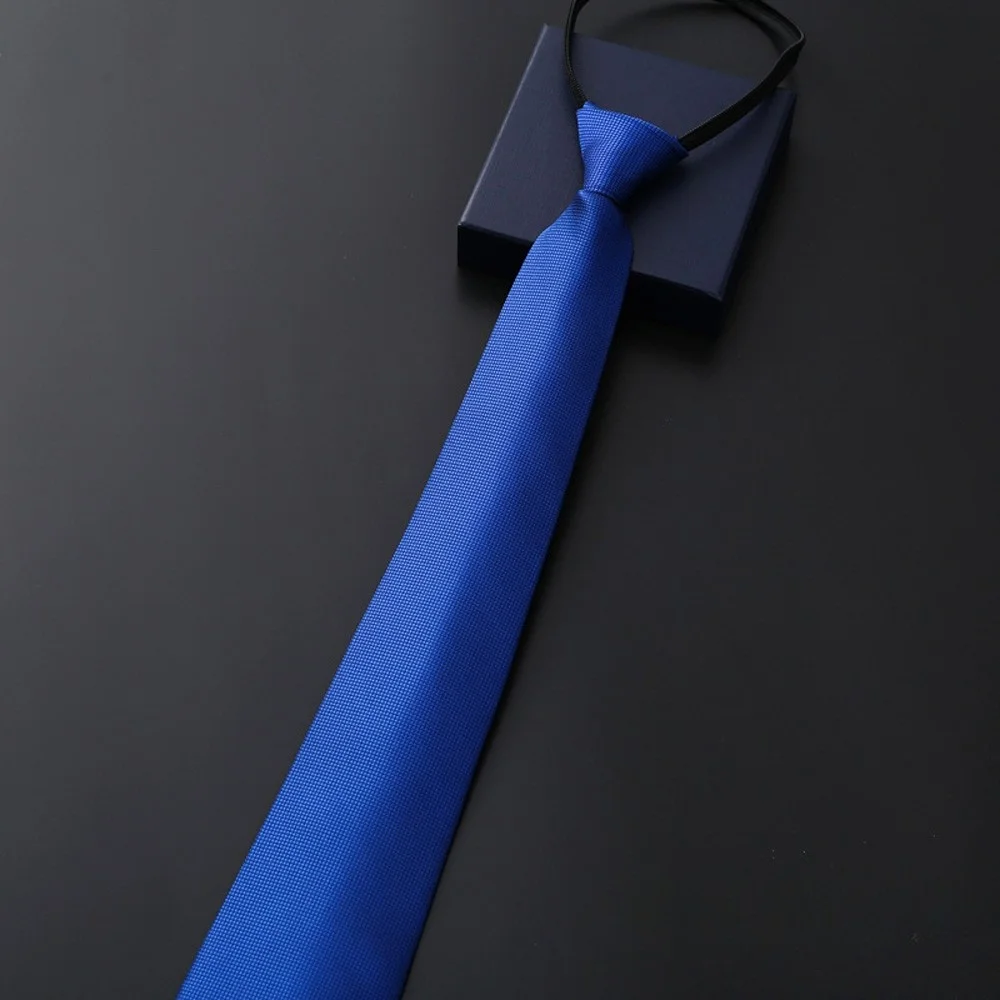Professionelle Herren-Krawatte mit Reißverschluss, 8 cm, für Business, formelle Anlässe, Arbeit, Mode, Herren-Krawatte für Meetings, Hochzeiten, Alltag. – Detail 20
