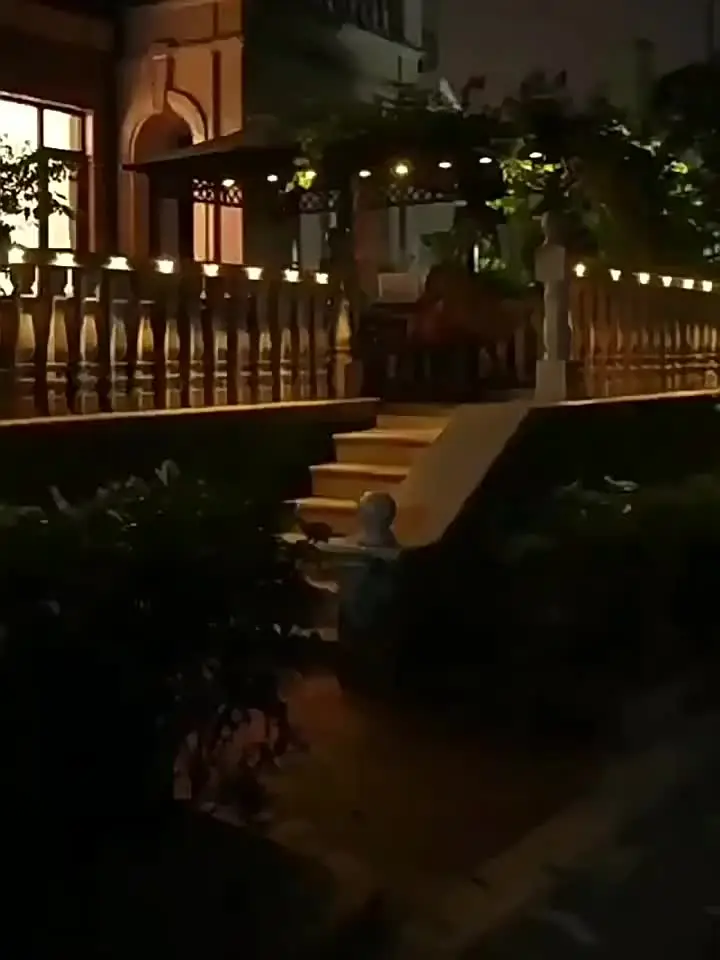 Warm White LED Solar Step Lamp Path Stair Outdoor Garden Lights Waterproof Balcony Light Decoration for Patio Stair Fence Light