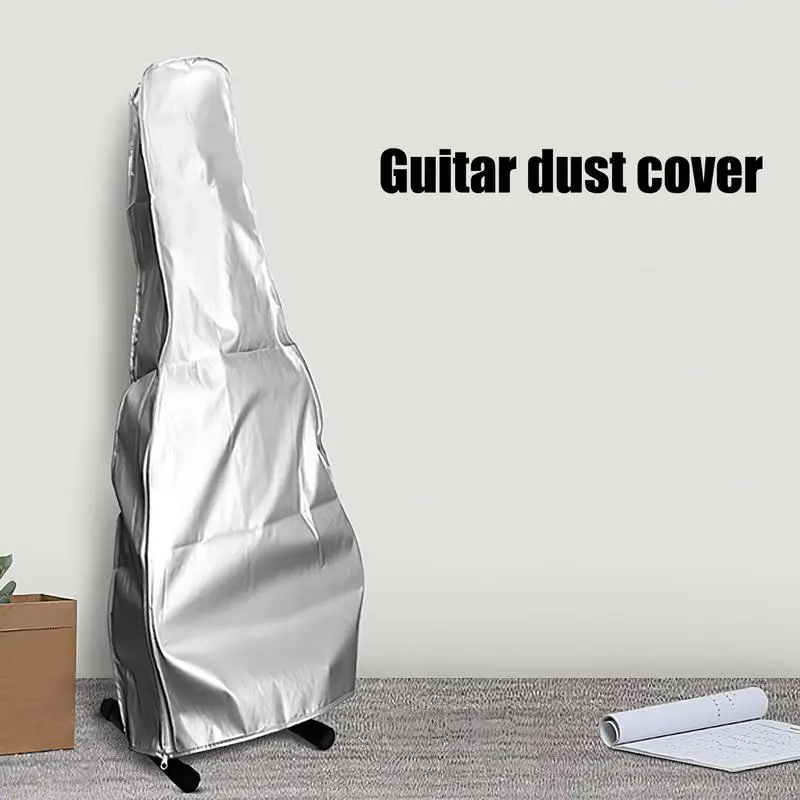 

Guitar Dust Cover Water Resistant Instrument Bass Protector Cloth Sunproof Protective Guitar Cover With Zipper For Most String