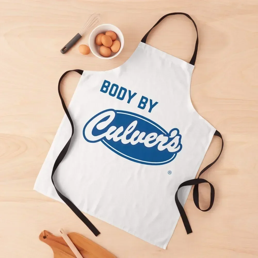 

Body by Culver's Apron Kitchen Tools Accessories cleanings for women halloween Art Apron