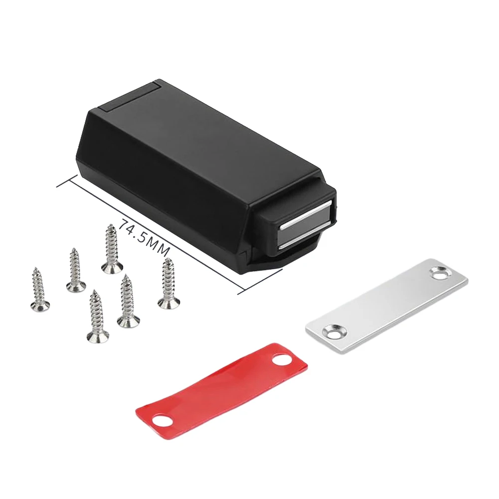 لسهولة الوصول إلى الباب، مزلاج خزانة مغناطيسي، تصميم غير مرئي، مزلاج مغناطيسي شديد التحمل، مزلاج سهل الوصول