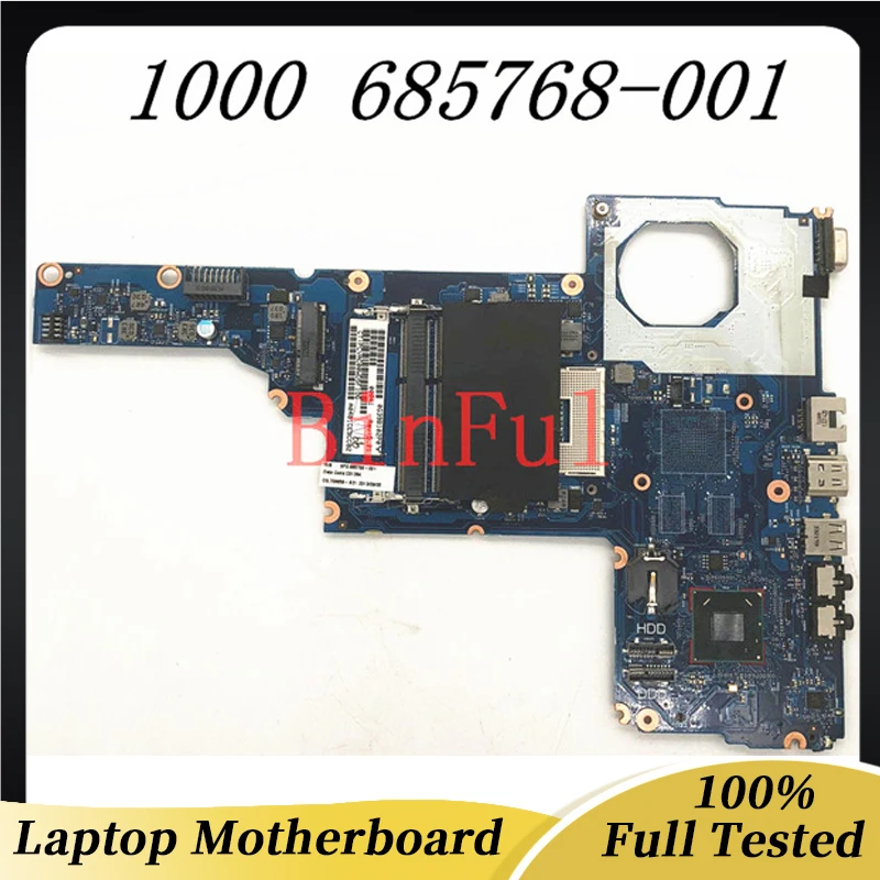 685768-001 685768-501 High Quality Mainboard For HP 1000 Laptop Motherboard 6050A2493101-MB-A02 HM70 100% Full Working Well