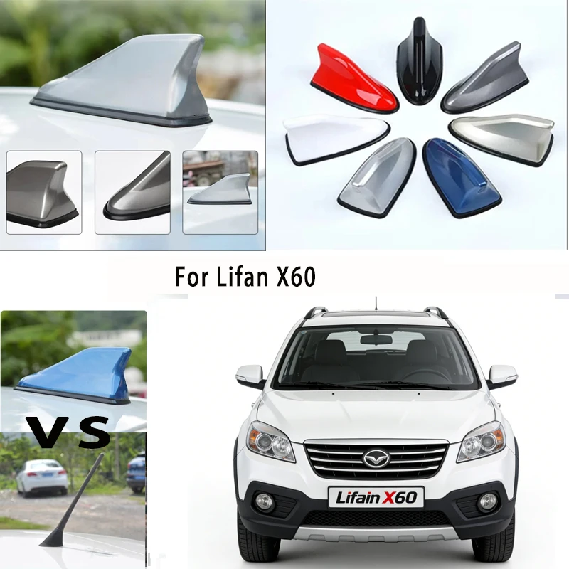 

For Lifan X60 Car Roof Top Mount Shark Fin Aerial Antenna Toppers Auto Radio AM FM Antenna Signal Amplifier Aerial