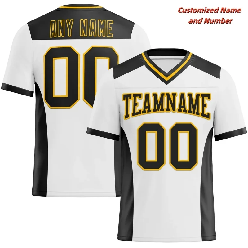 Camiseta personalizada con rayas de bloques de Color impresas en 3D para hombres, camisetas de fútbol y baloncesto, camisetas deportivas con cuello en V