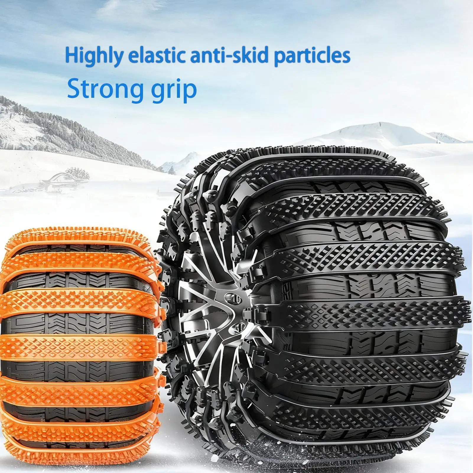 

Снежные цепи для грузовиков, противоскользящие, 10 шт., защита шин, регулируемые шины, цепи для автомобилей, для ледяных зимних походов, прицепов для бездорожья