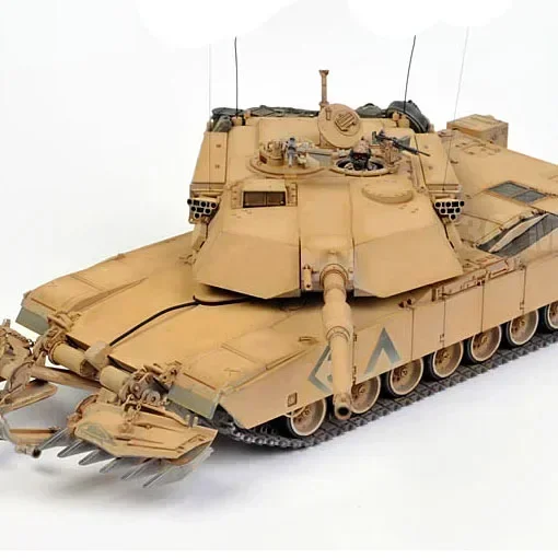1/35 TAMIYA Modello 35158 M1A1 Carro Armato di Battaglia Principale con Miniera Aratro Scala di assemblaggio giocattoli fai da te Modello Kit