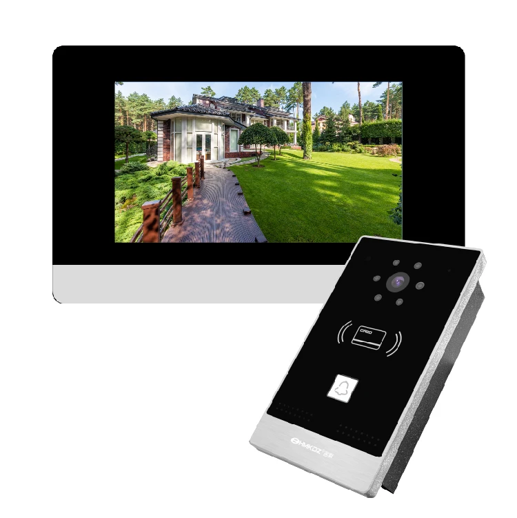 Multifunctional Interno IP Video Door Phone System TCP Network Intercom For 100 Users In Multi-Apartment Buildings