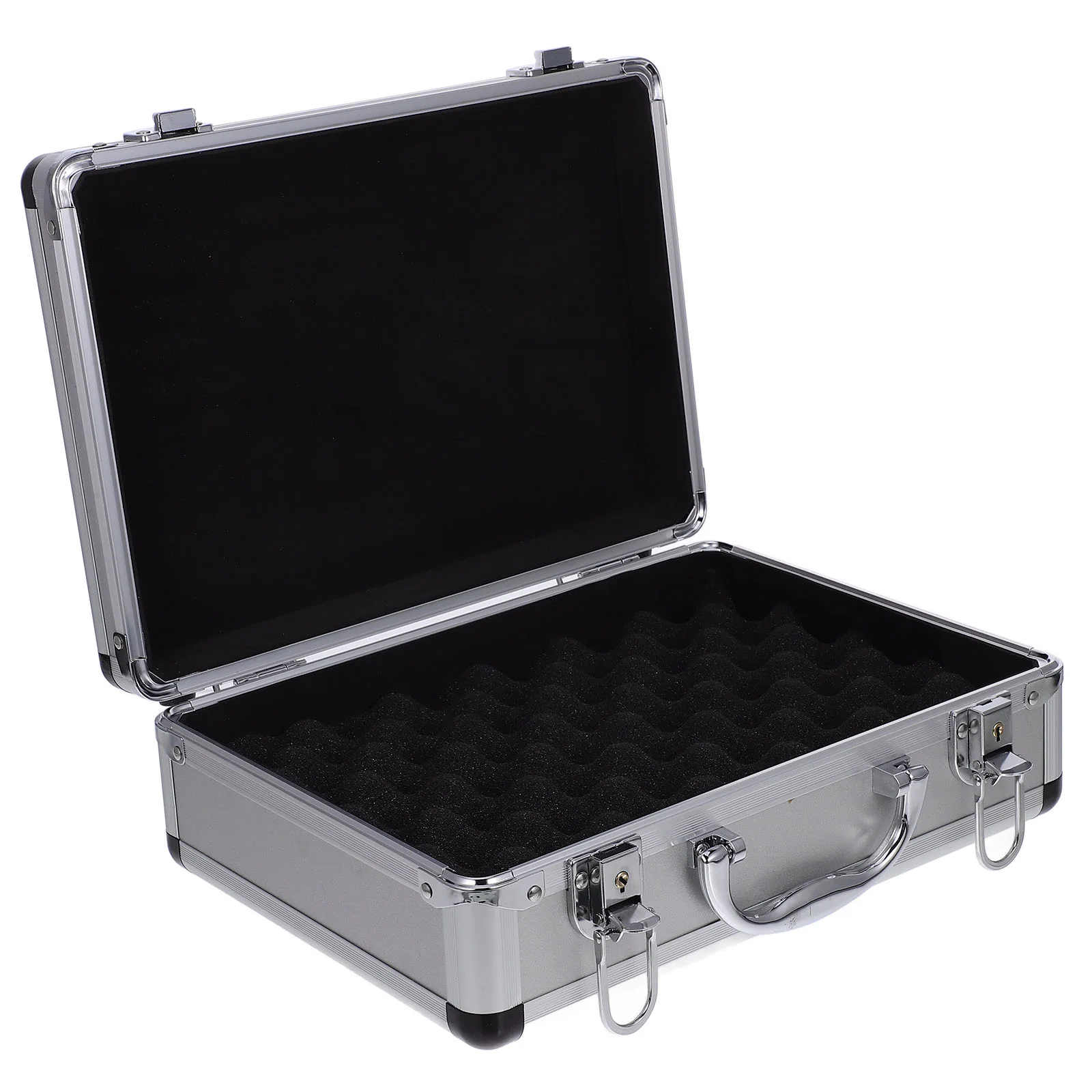 Tool Storage Box Mini Organizer Suitcase Equipment Carrying Aluminum Alloy Travel Code