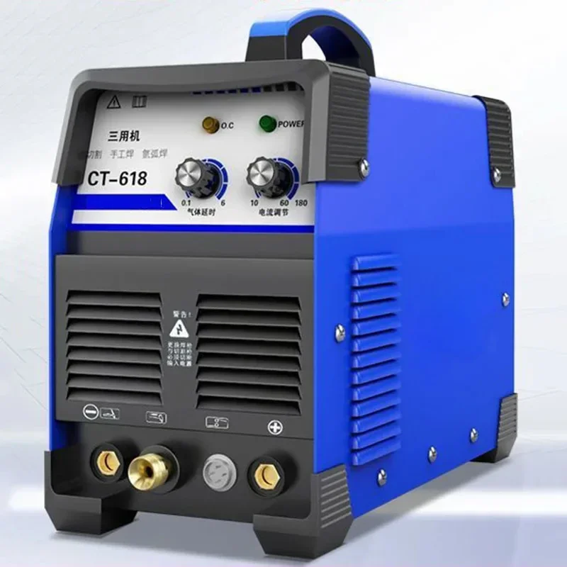 CT618 3-in-1 Multifunctional Electric Welding Machine - Argon Arc Welder & Plasma Cutter 220V for Metal Workshops & DIY Projects