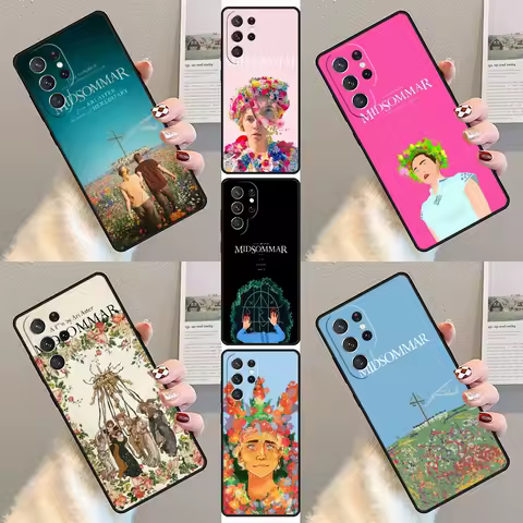 Midsommar Movie Phone Case For Samsung Galaxy S23 S21 S20 FE S24 S22 Ultra Note20 S10 S9 S8 Plus Silicone Cover