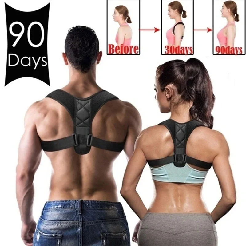 Back Posture Correction Belt Hunchback Prevention Correction of Sitting Posture Unisex Breathable Body Shaping