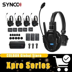 SYNCO Xtalk Xpro X1 X2 X3 X5 2.4GHz Wireless Intercom System Full-Duplex Single-Ear Reduction Remote Headset for Boradcast