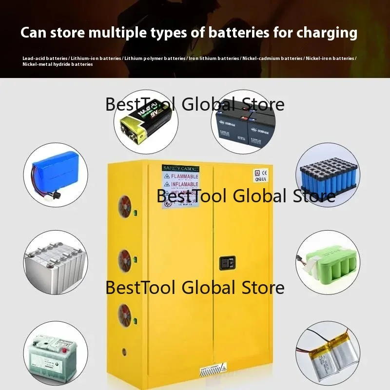 Commercial Furniture with Power-Off Leakage Protection Fire-Proof Explosion-Proof Box Automatic Fire Extinguishing Smoke Alarm