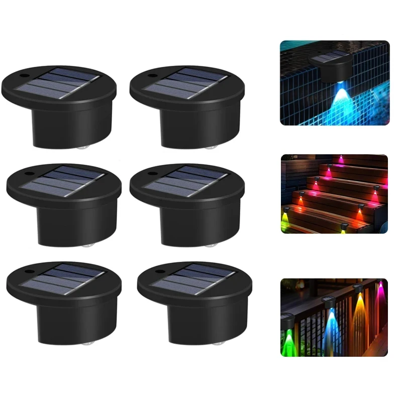 أضواء جانبية لحمام السباحة بالطاقة الشمسية، أضواء شمسية ملونة لحمامات السباحة الداخلية، مفتاح تلقائي لاسلكي فوق ملحقات حمامات السباحة الأرضية #3