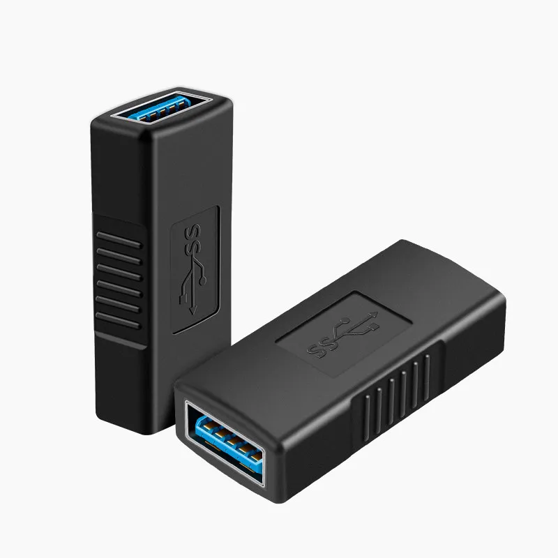 

USB3.0 Cable Splitter Female to Female Converter Laptop TV Display USB Disk Keyboard High Speed Data Transmission Charge Adapter