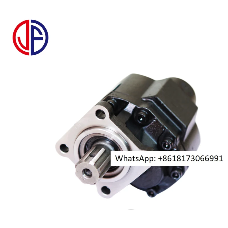 Low cost dump truck PTO connection hydraulic bidirectional gear pump