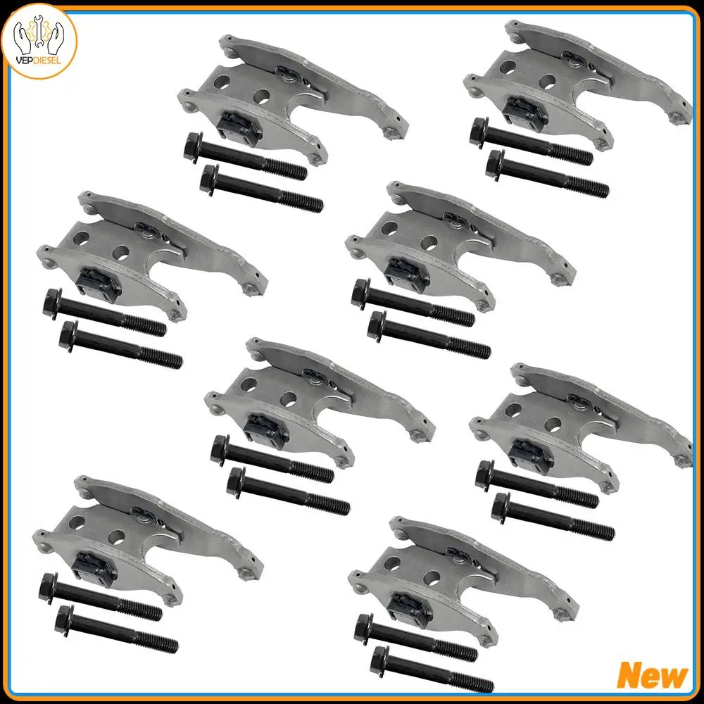 

8pcs Intake & Exhaust Rocker Arm Carrier Set For Ford F250, F350, F450 Super Duty 6.4L set with screws Engine Valve Parts