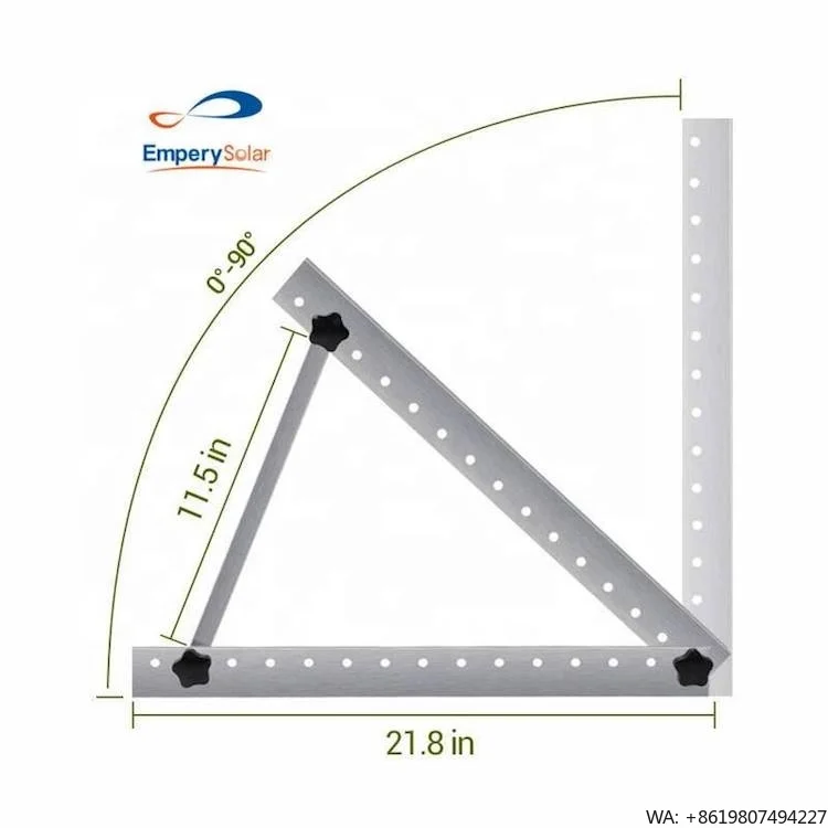 Adjustable Triangle Bracket Tilt Roof Mounting Structure Solar Mounting Rack