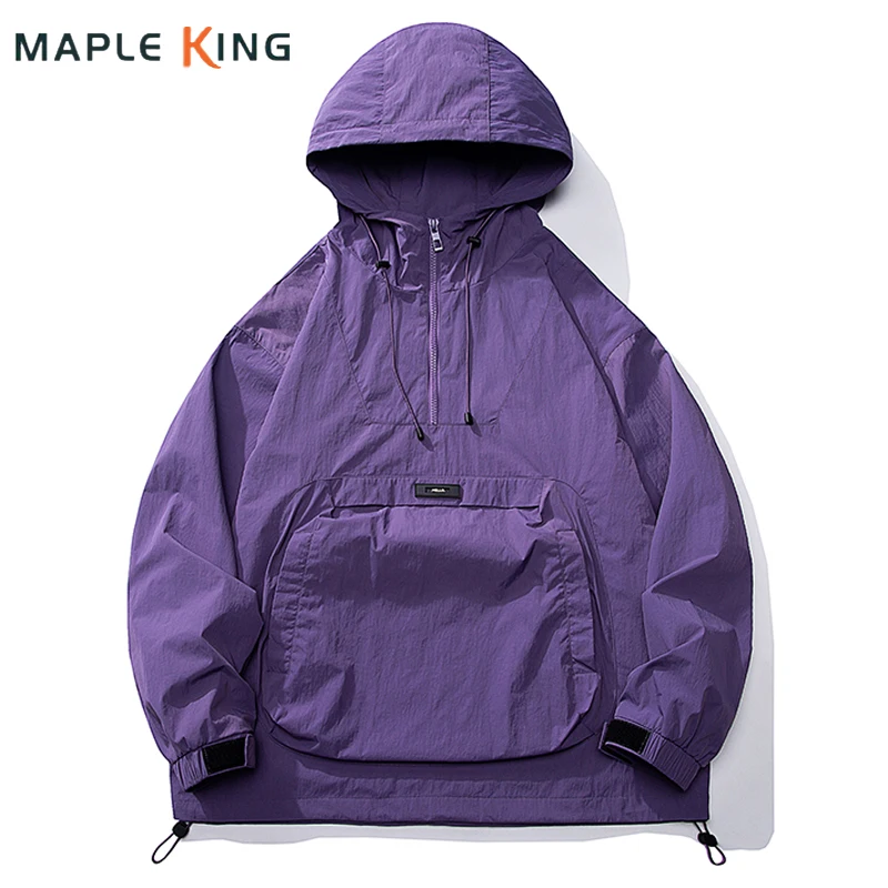 

Varsity Cargo Jacket Men Hooded Zipper Pullovers Streetwear 2024 Fashion Big Poket Designer Boys Jacket Coat Mens Hip Hop Hombre