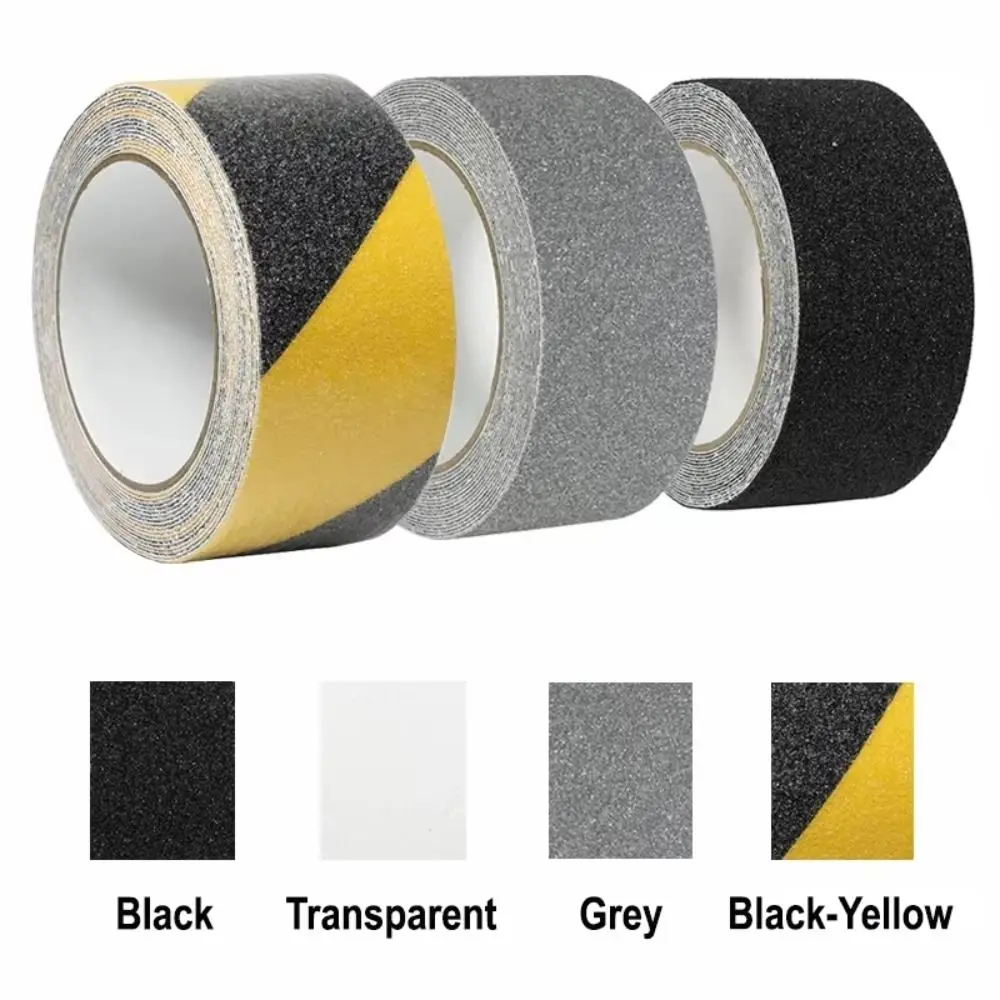 Durable Adhesive Tape Stairs Tapes High Friction Safety Anti Slip Stickers 5m Water-proof Warning Stripes Bathroom