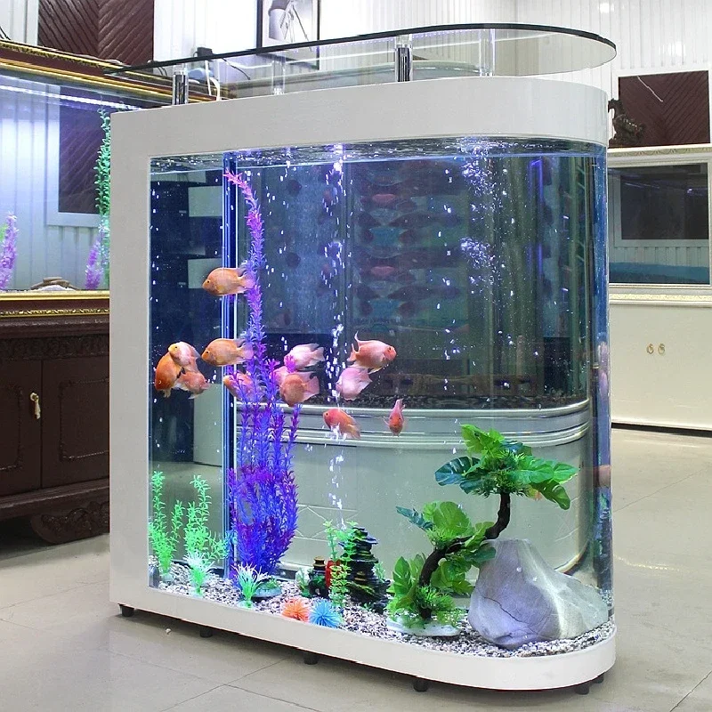 Hot SalesPet Factory Transparent Large Acrylic Aquariums Table Fish Tank For Sale Bullet Style Aquarium Fish Tank