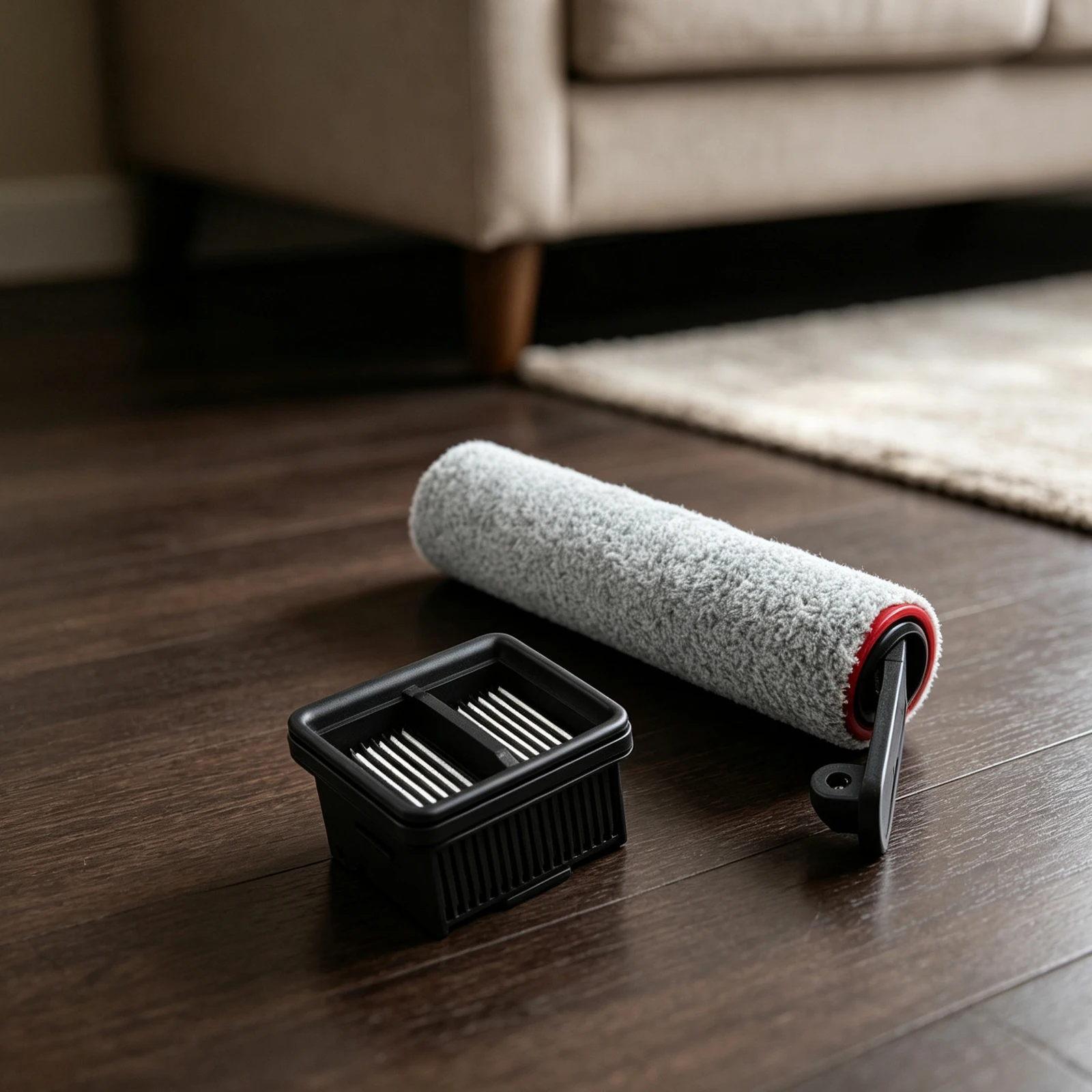 Microfiber Roller Brush As Shown Floor Scrubber Accessories 99.9 Percent Dust for capture For Thorough Cleaning Experience