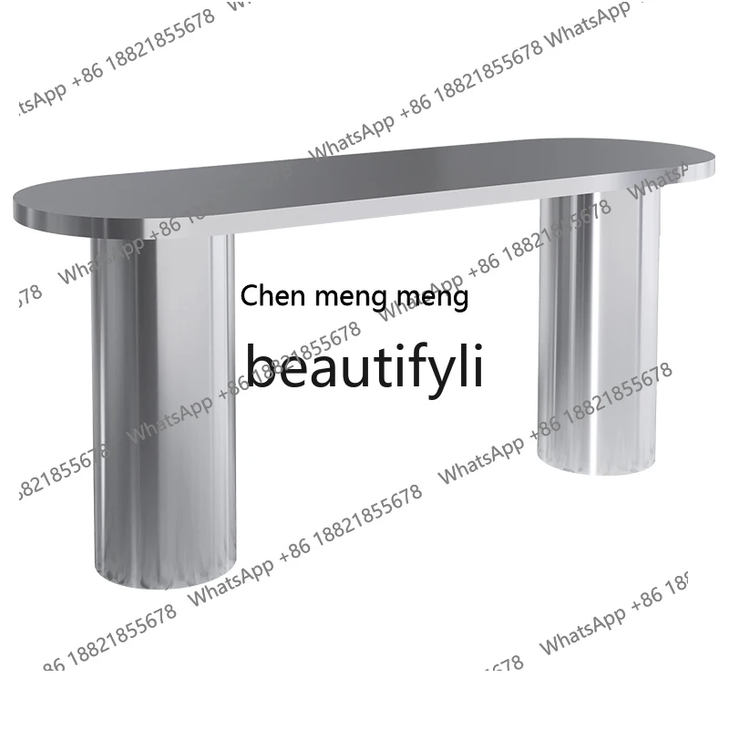 Stainless Steel Nakajima Taihuitai Shoe Store Display Display Table Shoe Store Live Room Clothing Store Display Table