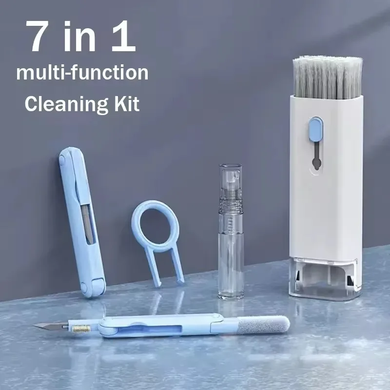 Keyboard Cleaning Brush Kit Multi‑Purpose Dust Remover For Mechanical Keyboard Laptop Bluetooth Earphone Gap Cleaning Tool Set