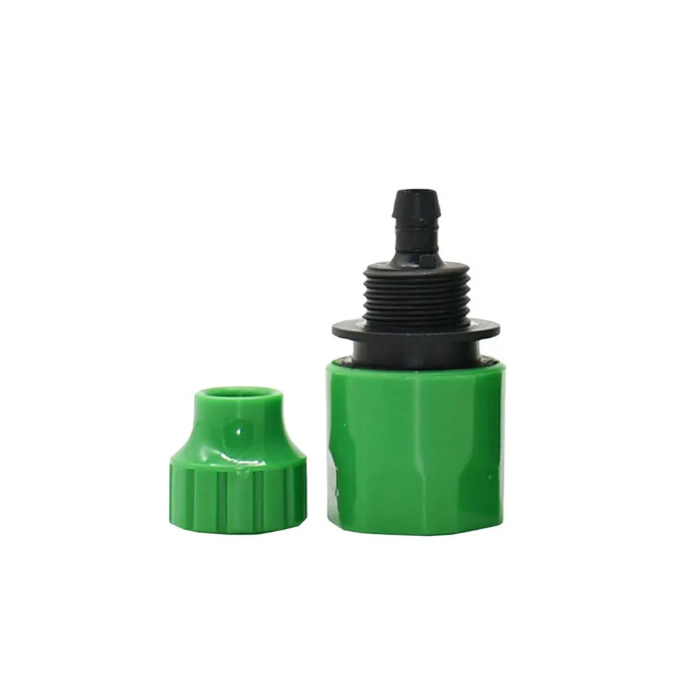 Irrigation Garden Hose Quick Connector 1/4 3/8 1/2 3/4 1 Inch Water Pipe Fitting Stop Connector Drip Irrigation System Coupler