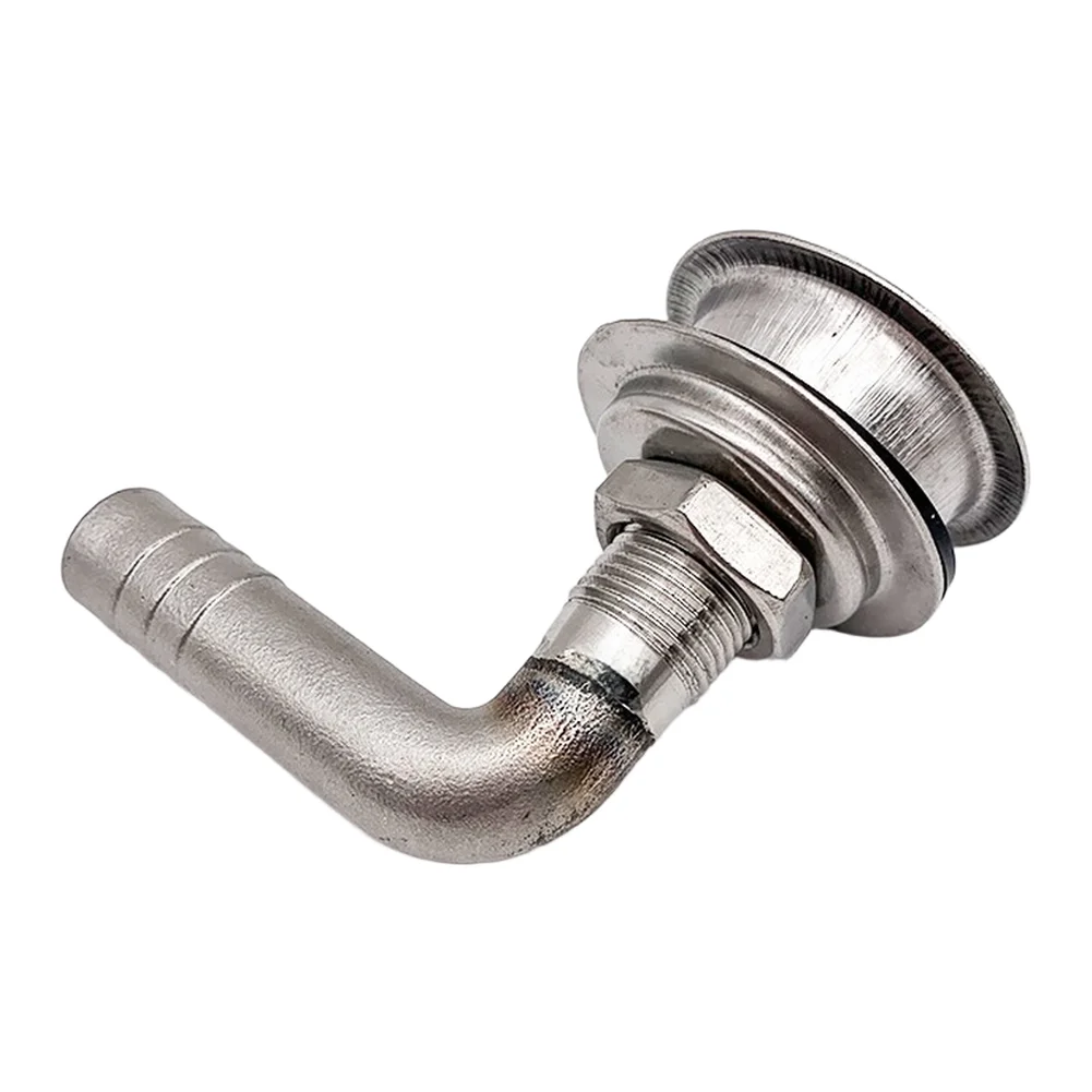 Boat Tank Vent 316 SS 90 Degree 16mm Threaded Fitting for Marine For Yacht Water Tank and Fuel Tank Ventilation