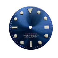 NH35 dial Watch Repair Parts 28.5MM with Calendar Luminous Dial for NH35 Automatic Movement Accessories Yacht Substitute dial