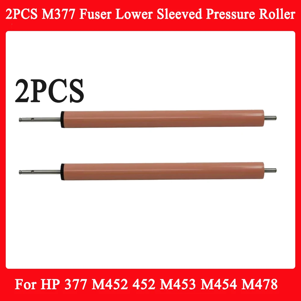 

2 шт. M377 прижимной ролик с нижней рукавами фьюзера для HP 377 M452 M453 M454 M478 M479 M477 377 477 прижимной ролик 2 шт. M377